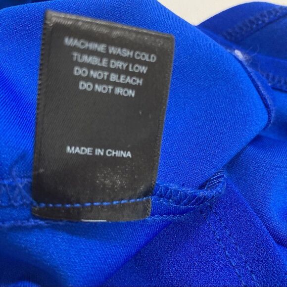 MIDNIGHT DOLL, Juniors Blue‎ dress, Spaghetti Straps, Size 9, padded bra, mini - Picture 7 of 10